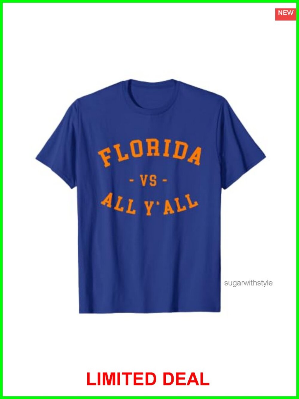 Florida Gator State Graphic Tee Short Sleeve Classic Fit T-Shirt